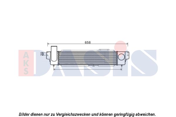 AKS DASIS Kompressoriõhu radiaator 517006N